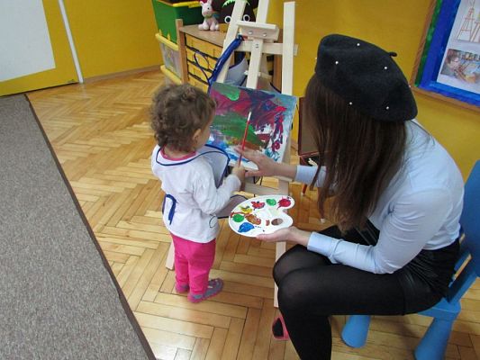 Grafika #50: 20.11.2015 - Warsztaty malarskie w gr. I