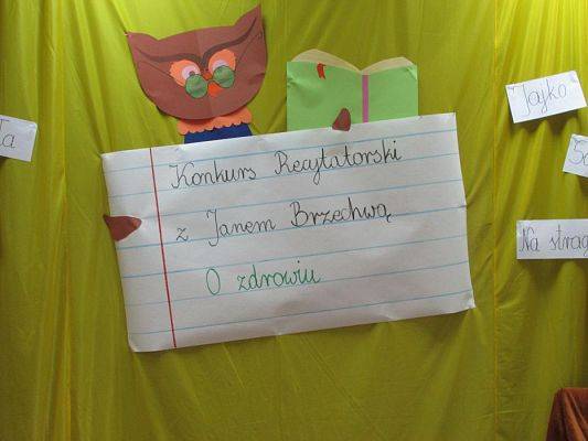 Grafika #4: 19.11.2015 Konkurs recytatorski "Z Janem Brzechwą o zdrowiu"