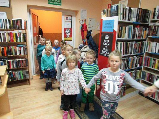 Grafika #1: 04.11.2015 - Warsztaty teatralne w Bibliotece Gminnej w Wicku