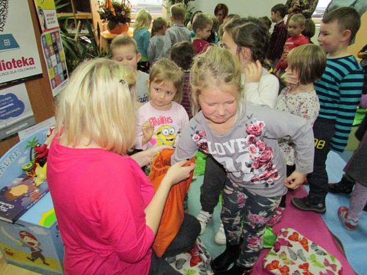 Grafika #53: 04.11.2015 - Warsztaty teatralne w Bibliotece Gminnej w Wicku