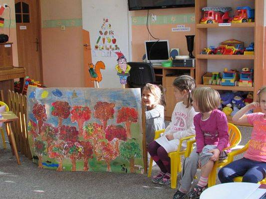 Grafika #23: 27.10.2015 - Warsztaty teatralno-plastyczne "Idzie zima-chudy nie przetrzyma"