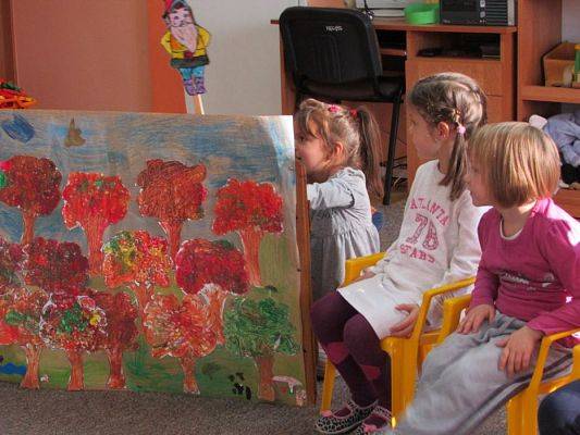 Grafika #27: 27.10.2015 - Warsztaty teatralno-plastyczne "Idzie zima-chudy nie przetrzyma"