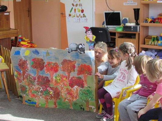 Grafika #29: 27.10.2015 - Warsztaty teatralno-plastyczne "Idzie zima-chudy nie przetrzyma"