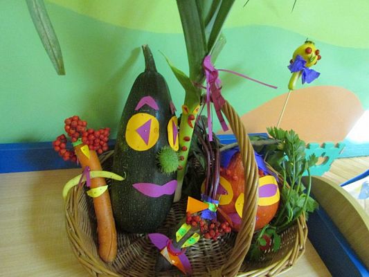 Grafika #19: "Jarzynowe kukiełki" - zabawy głosem