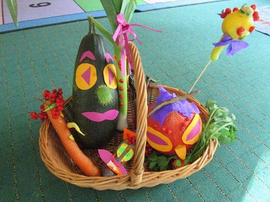 Grafika #21: "Jarzynowe kukiełki" - zabawy głosem