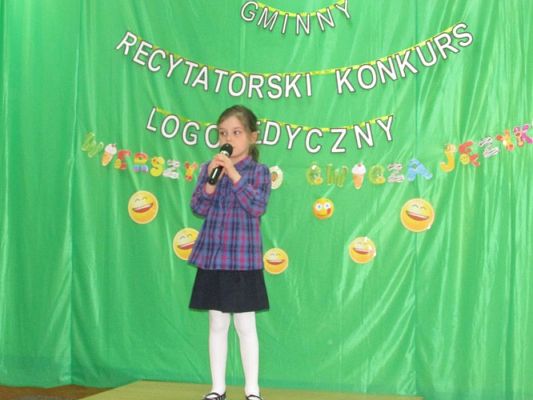 Grafika #11: 25.04.2017 Gminny Recytatorski Konkurs Logopedyczny