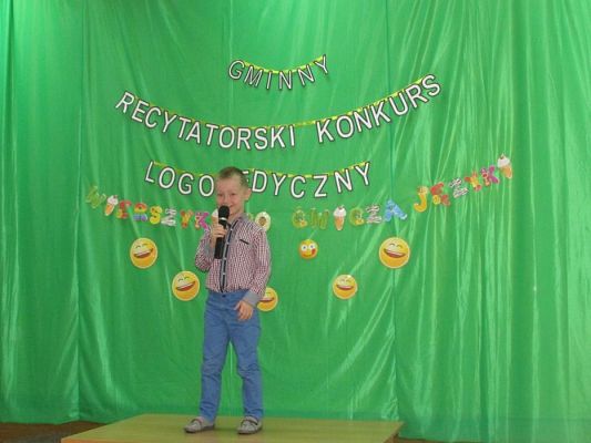 Grafika #35: 25.04.2017 Gminny Recytatorski Konkurs Logopedyczny