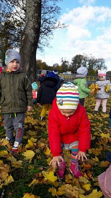 Grafika #5: Jesienny spacer "Maluchów"