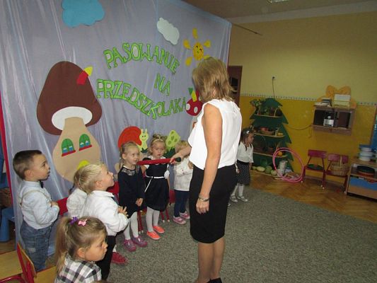 Grafika #47: 06.10.2016 Pasowanie na Przedszkolaka