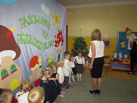 Grafika #49: 06.10.2016 Pasowanie na Przedszkolaka