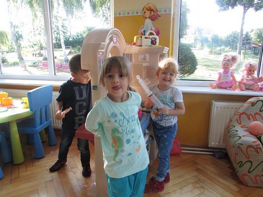 Grafika #7: Pierwsze dni w przedszkolu gr. I