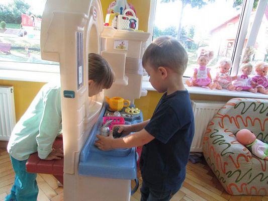 Grafika #12: Pierwsze dni w przedszkolu gr. I