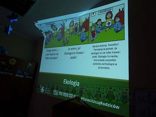 Grafika #0: 06.03.2020 Mały ekolog - zajęcia z cyklu &quot;Dzieci uczą rodziców&quot;