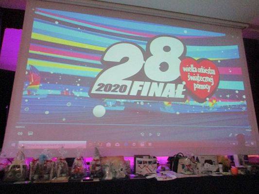 Grafika #0: 12.01.2020 Występ na 28 Finale WOŚP