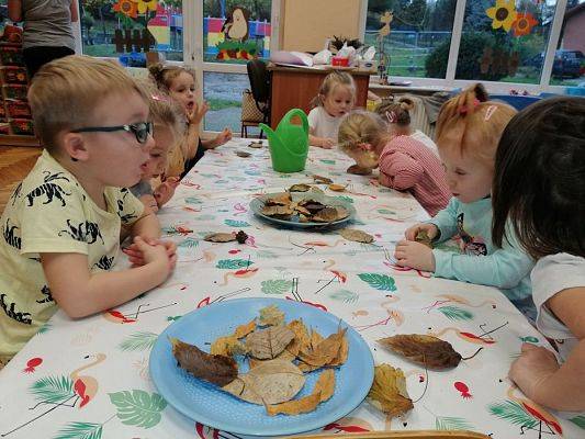 Grafika #4: Listopadowe eksperymentowanie w grupie Maluchów