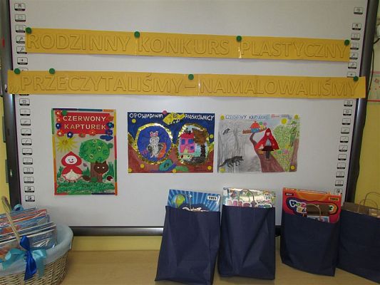 Grafika #0: 24.10.2019 Wręczenie nagród w konkursie plastycznym pt."Przeczytaliśmy-namalowaliśmy"
