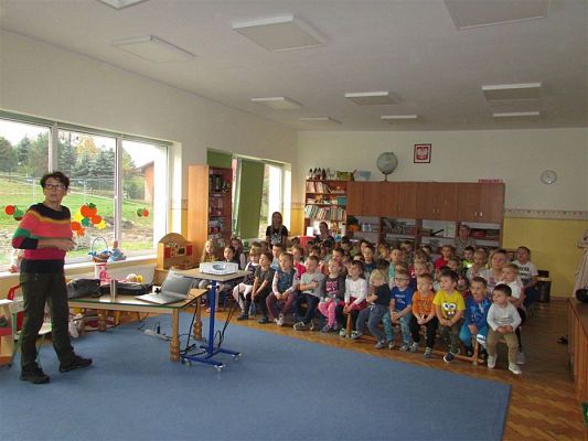 Grafika #1: 23.10.2019 Zajęcia edukacyjne nt."W świecie zwierząt-jeż"