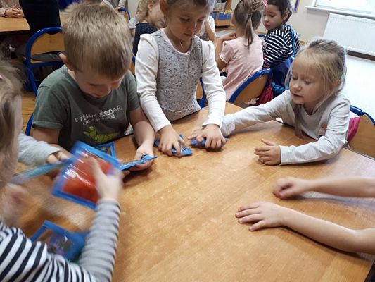Grafika #18: 09.10.2019 Zajęcia gimnastyczne w gr II z elementami Metody Integracji Sensorycznej