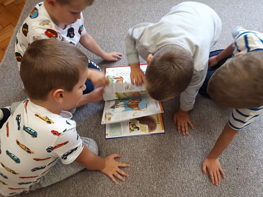 Grafika #43: 26.09.2019 Mały badacz razem z książką poznaje świat Gr II