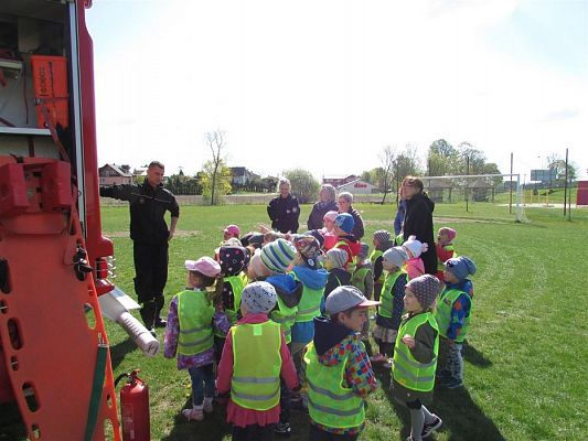 Grafika #37: 08.05.2019 Spotkanie ze strażakami z OSP w Wicku