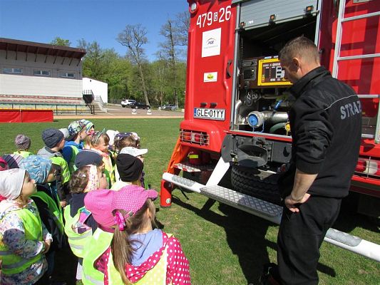 Grafika #39: 08.05.2019 Spotkanie ze strażakami z OSP w Wicku