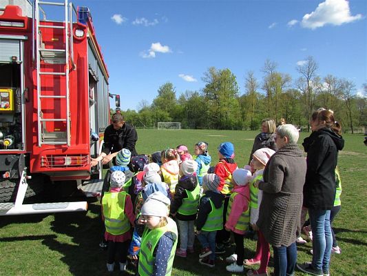 Grafika #40: 08.05.2019 Spotkanie ze strażakami z OSP w Wicku