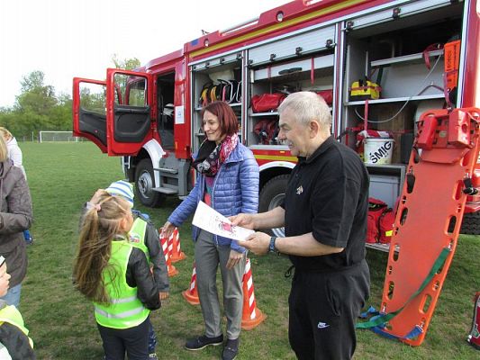 Grafika #85: 08.05.2019 Spotkanie ze strażakami z OSP w Wicku