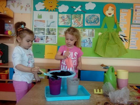 Grafika #2: 25.04.2019 Wzbogacamy nasz kącik przyrody - gr I