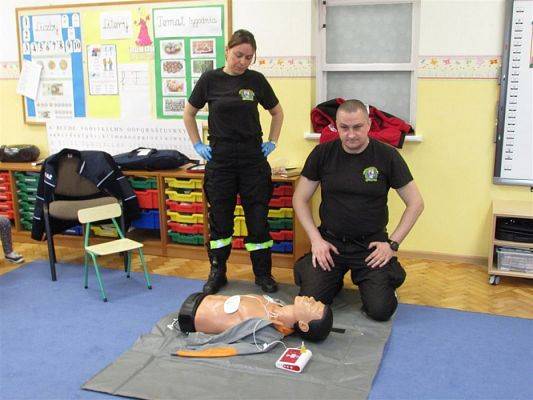 Grafika #46: 08.04.2019 Spotkanie ze Strażakami -ratownikami