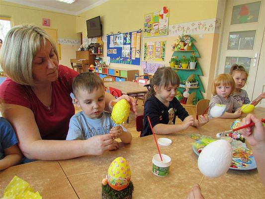 Grafika #14: 05.04.2019 - Warsztaty kreatywne - "Ozdoby wielkanocne"