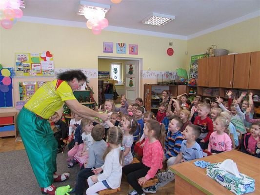 Grafika #15: 21.01.2019 Występy cyrkowców w przedszkolu