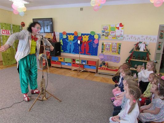 Grafika #24: 21.01.2019 Występy cyrkowców w przedszkolu