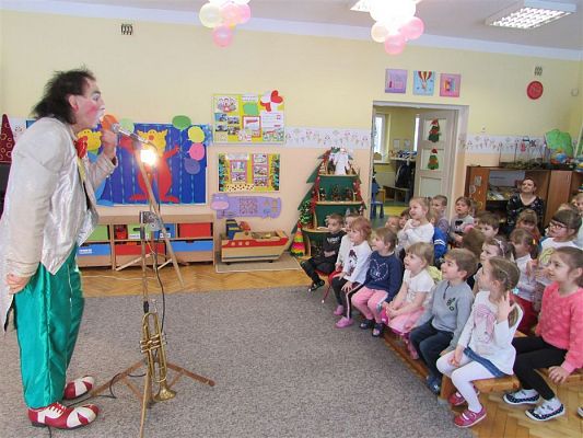 Grafika #25: 21.01.2019 Występy cyrkowców w przedszkolu