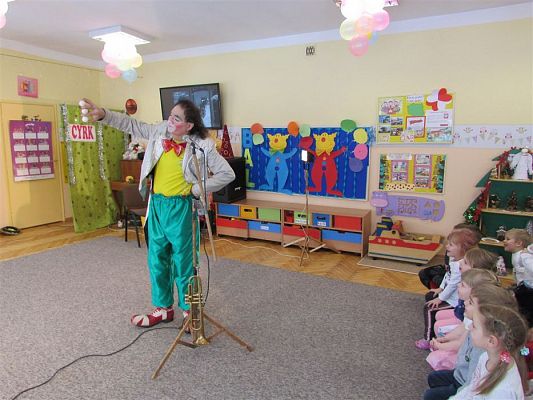 Grafika #27: 21.01.2019 Występy cyrkowców w przedszkolu