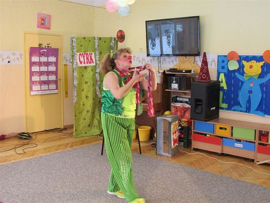 Grafika #48: 21.01.2019 Występy cyrkowców w przedszkolu