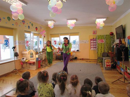 Grafika #65: 21.01.2019 Występy cyrkowców w przedszkolu