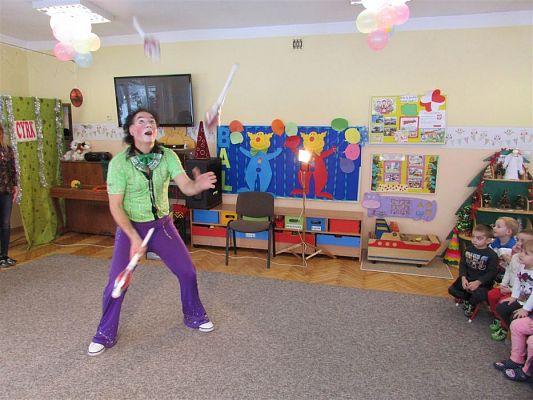 Grafika #69: 21.01.2019 Występy cyrkowców w przedszkolu