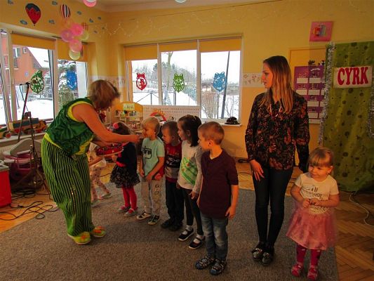 Grafika #76: 21.01.2019 Występy cyrkowców w przedszkolu