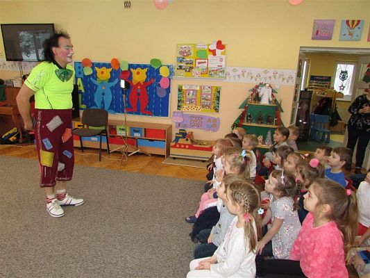 Grafika #77: 21.01.2019 Występy cyrkowców w przedszkolu