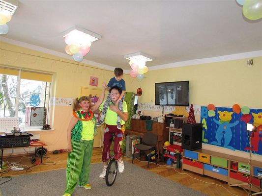 Grafika #86: 21.01.2019 Występy cyrkowców w przedszkolu