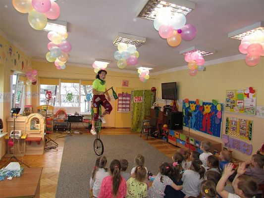 Grafika #92: 21.01.2019 Występy cyrkowców w przedszkolu