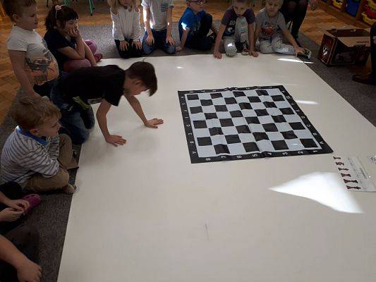 Grafika #3: Gr III Cykl lekcji instruktażowych "Gram w Szachy "z zaproszonym gościem specjalnym : Lekcja nr 1 Szachownica