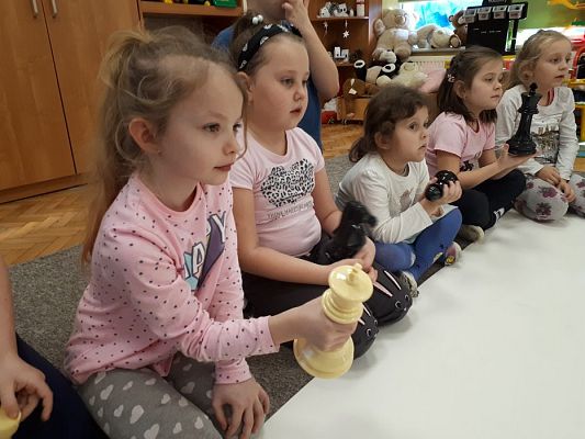 Grafika #11: Gr III Cykl lekcji instruktażowych "Gram w Szachy "z zaproszonym gościem specjalnym : Lekcja nr 1 Szachownica