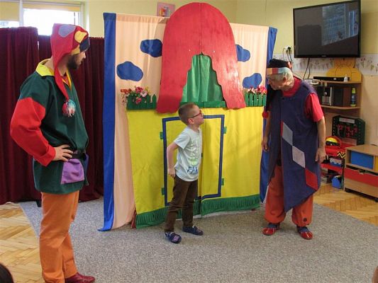 Grafika #30: 24.10.2018 "Lulek i Pulek w teatrze"