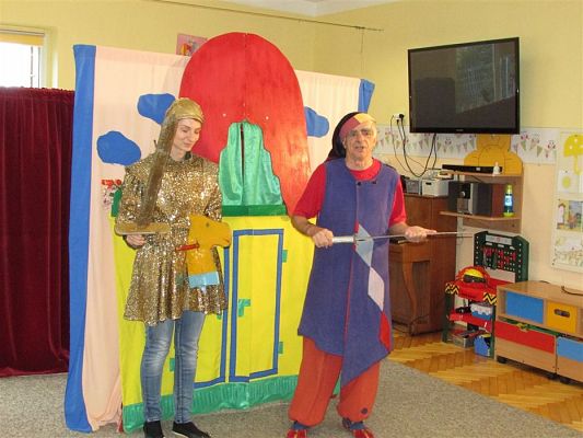 Grafika #44: 24.10.2018 "Lulek i Pulek w teatrze"