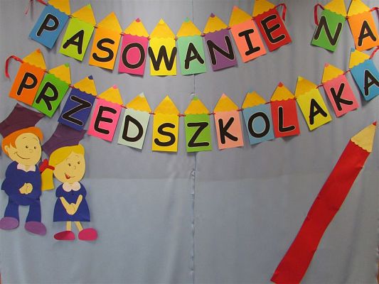 Grafika #0: 05.10.2018 Pasowanie na Przedszkolaka