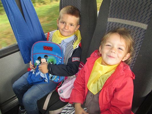 Grafika #5: 28.09.2018 Wyjazd do Teatru "Tęcza" w Słupsku na przedstawienie pt."Masza i Niedźwiedź"