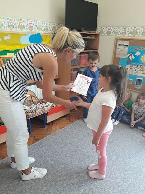 Grafika #29: Zakończenie zajęć kółka tanecznego "Tańczące Brzdące" w gr.II prowadzonych przez panią Annę Iwicką