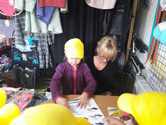 Grafika #2: 14.06.2018 Wizyta w sklepie odzieżowym u mamy Nikoli