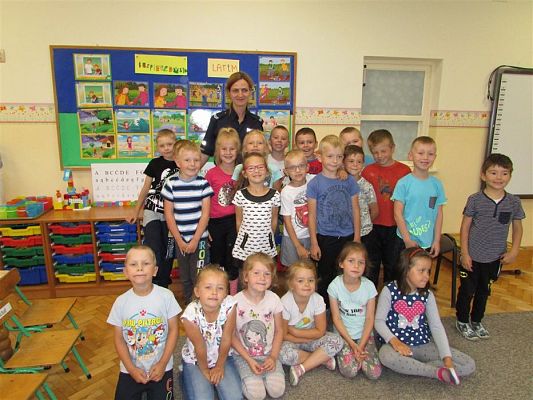 Grafika #20: 12.06.2018 Spotkanie z policjantką nt."Bezpieczne wakacje"